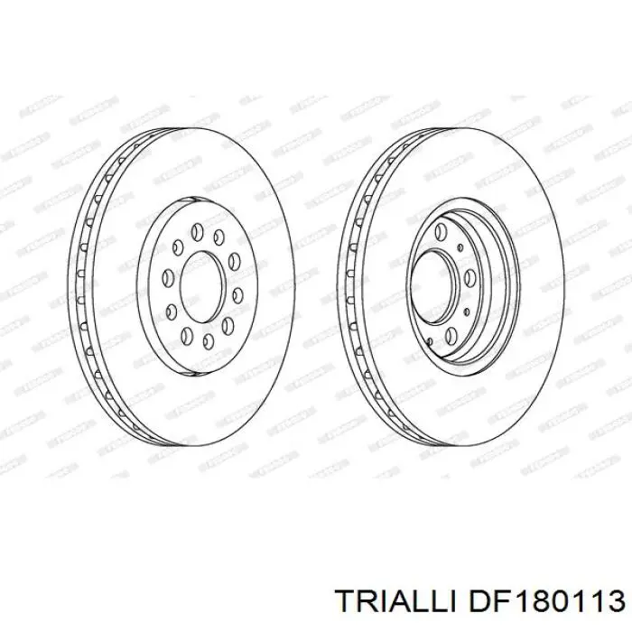 Купити DF180113 Trialli Ротор гальмівний