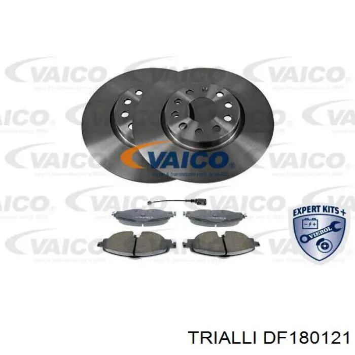Диск переднього гальма Trialli DF180121 ціна, від 19.24 USD
