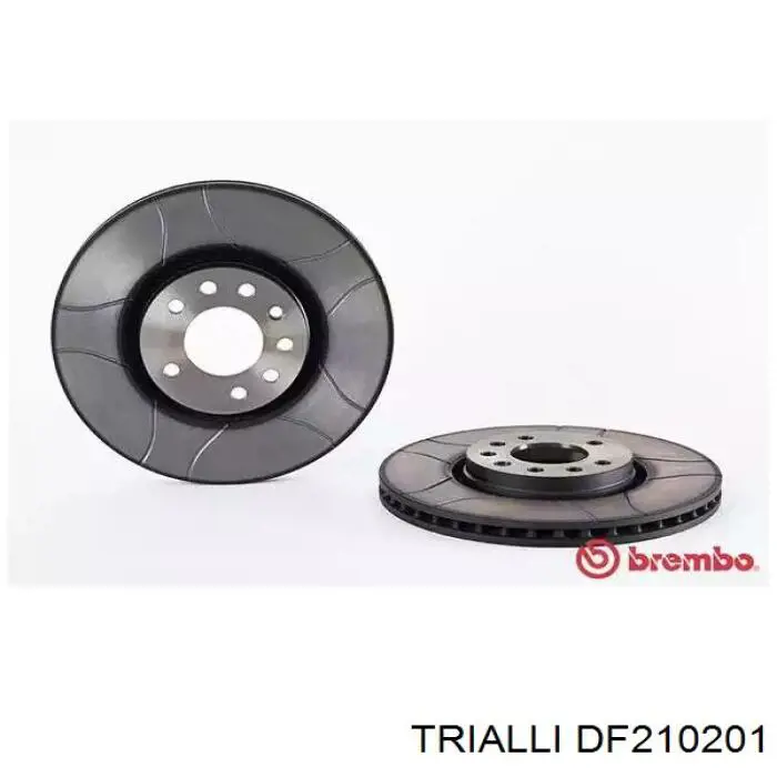 Гальмівні диски передні DF210201 Trialli