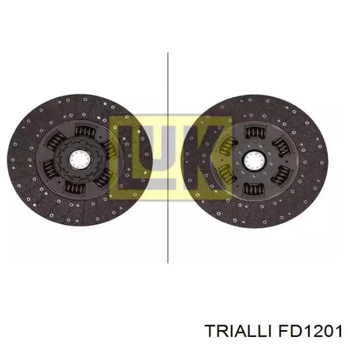 Диск зчеплення FD1201 Trialli