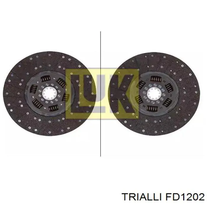 Диск зчеплення FD1202 Trialli