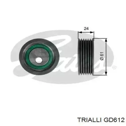 GD612 Trialli ремінь приводний, агрегатів, комплект