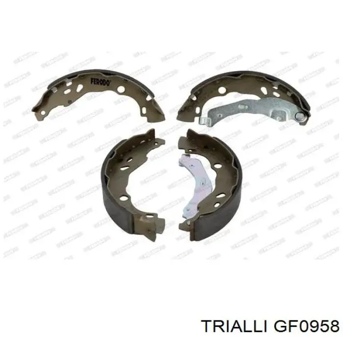 Колодки гальмові задні, барабанні Trialli GF0958 ціна, від 19.00 USD