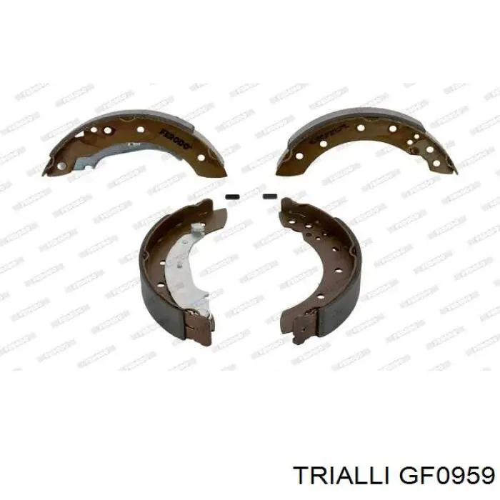 Купити GF0959 Trialli Колодки гальмові задні, барабанні