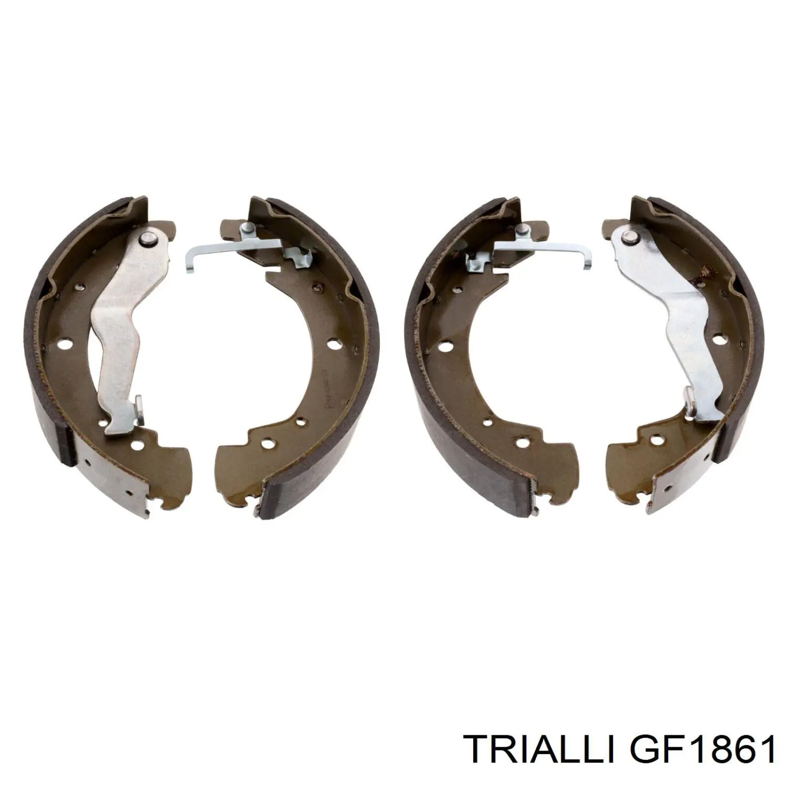 GF1861 Trialli колодки гальмові задні, барабанні
