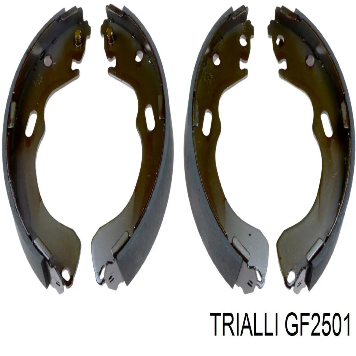 Колодки гальмові задні, барабанні Trialli GF2501 ціна, від 20.89 USD