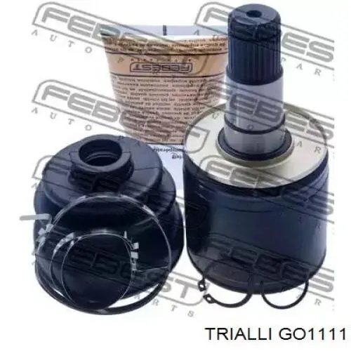 Шарнір кутових швидкостей передній лівий Trialli GO1111 ціна, від 31.54 USD