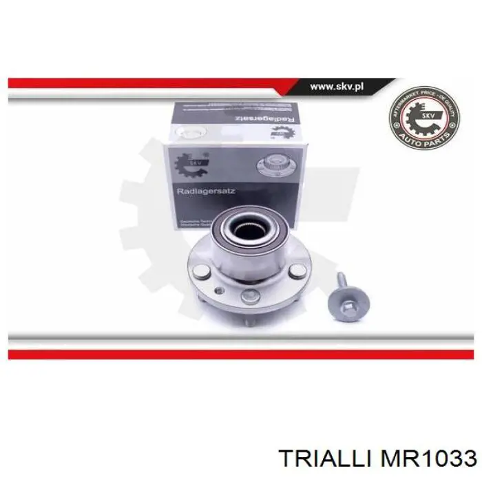 Передня маточина MR1033 Trialli