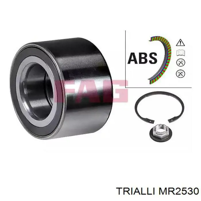 Маточина колеса передня Trialli MR2530 ціна, від 50.51 USD