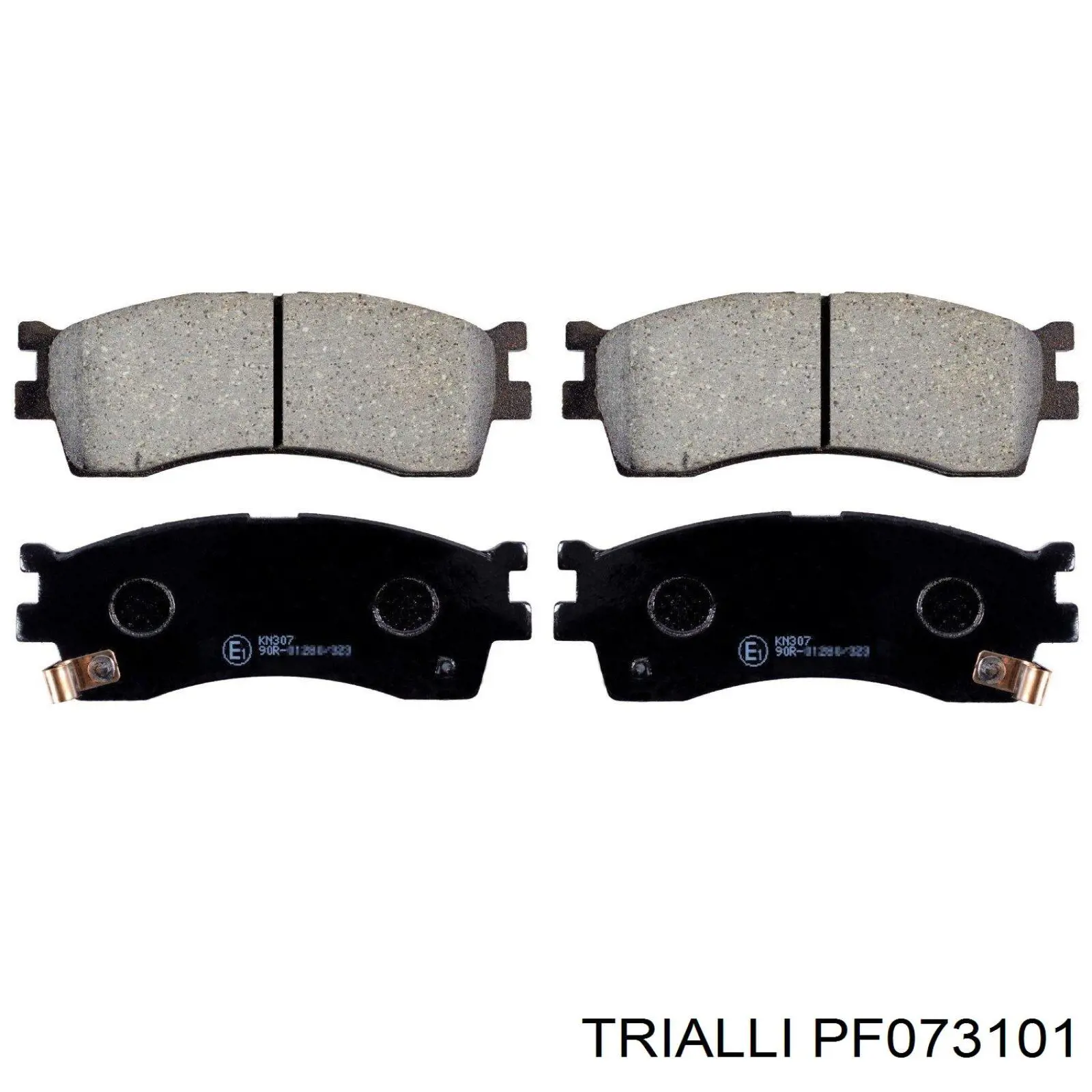 Купити PF073101 Trialli Колодки гальмівні передні, дискові