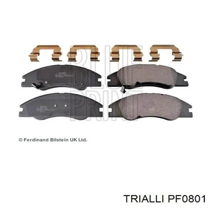 Гальмівні колодки Trialli PF0801 ціна, від 23.59 USD