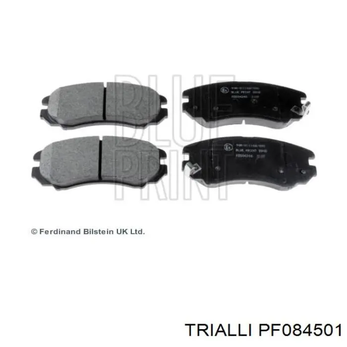 PF084501 Trialli Передні гальмівні колодки