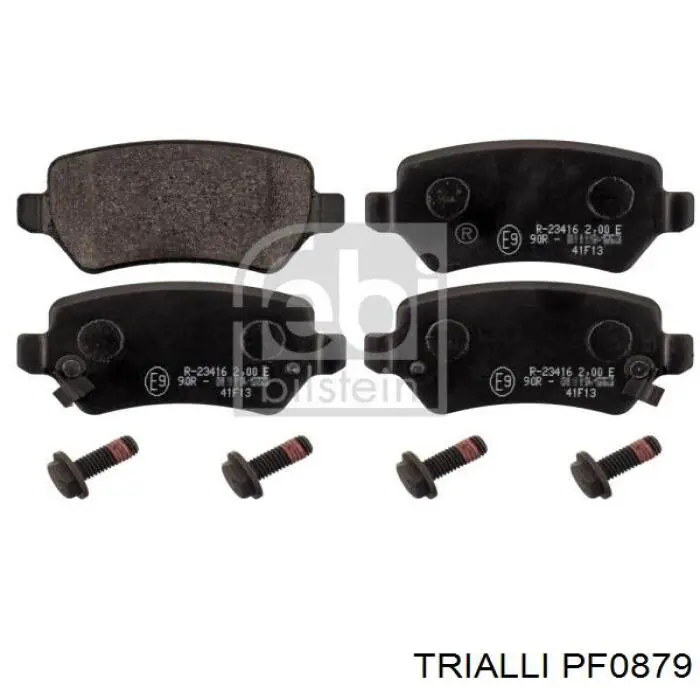 Задні гальмівні колодки Trialli PF0879 ціна, від 15.46 USD