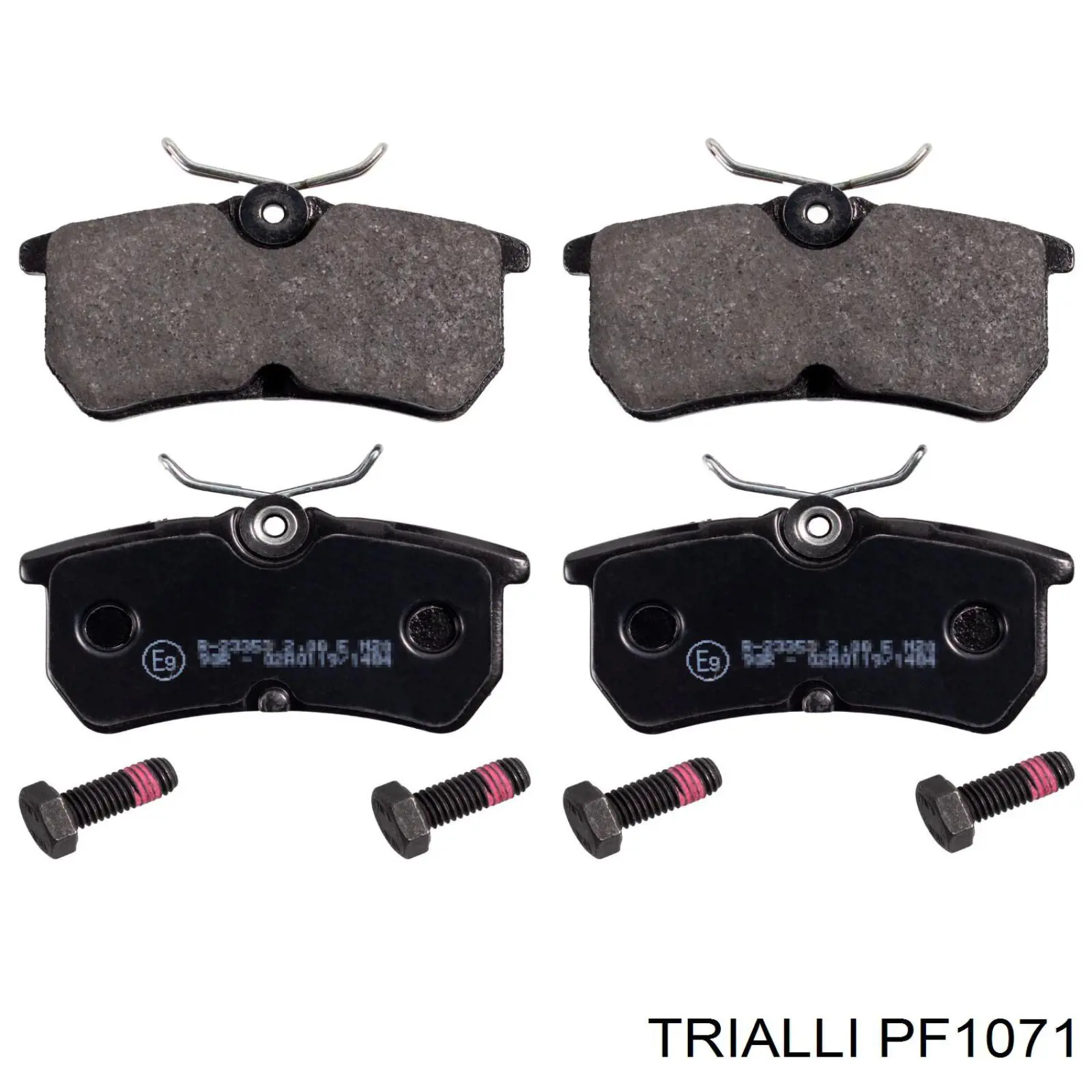 Задні гальмівні колодки Trialli PF1071 ціна, від 11.95 USD