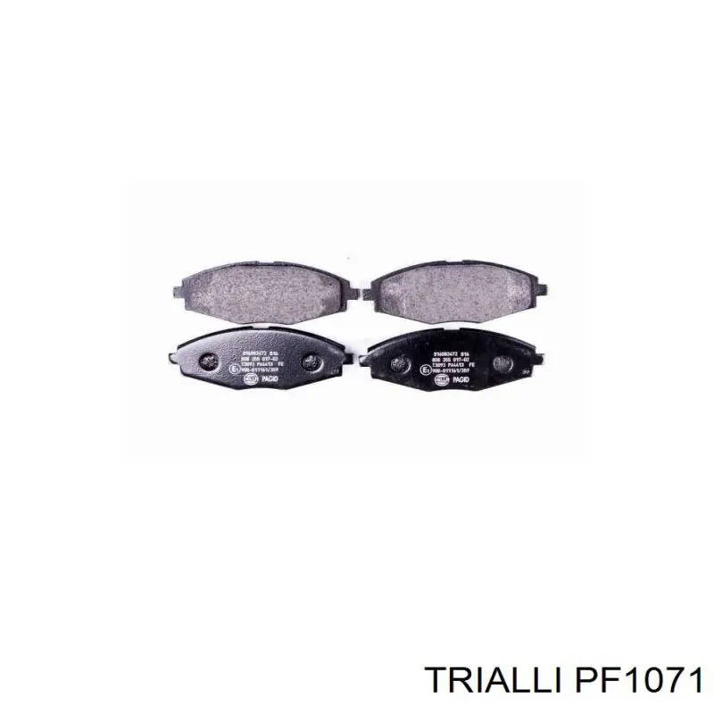 Купити PF1071 Trialli Задні колодки
