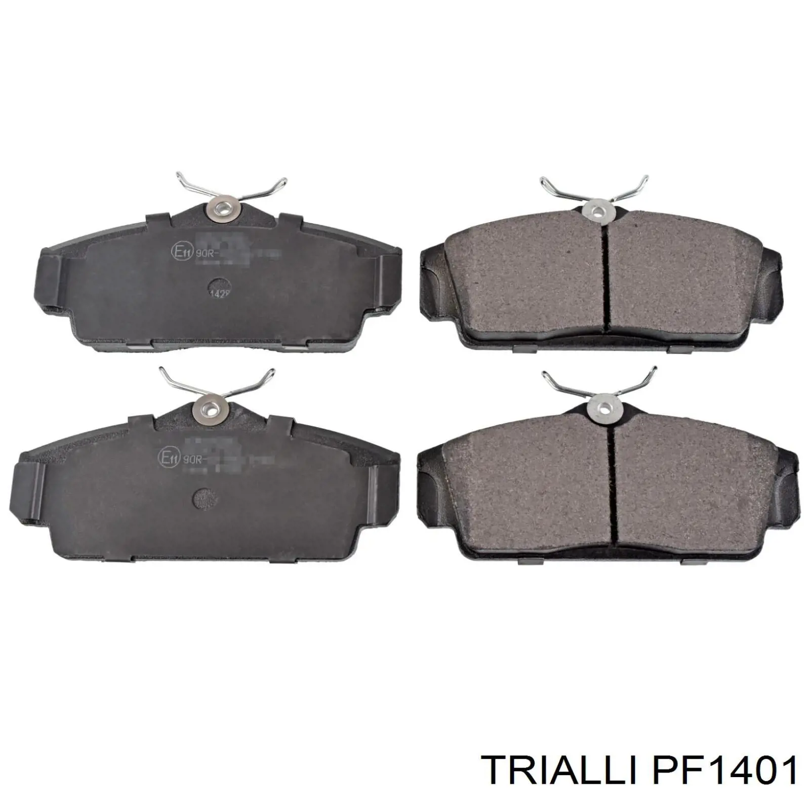 Купити PF1401 Trialli Колодки гальмівні передні, дискові