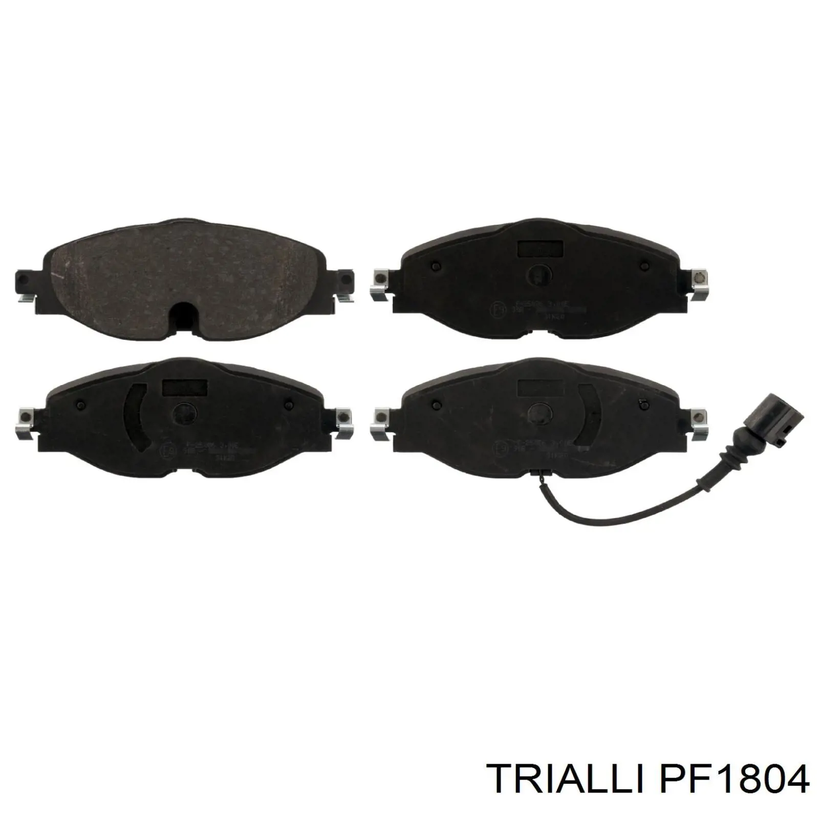 Гальмівні колодки Trialli PF1804 ціна, від 33.41 USD