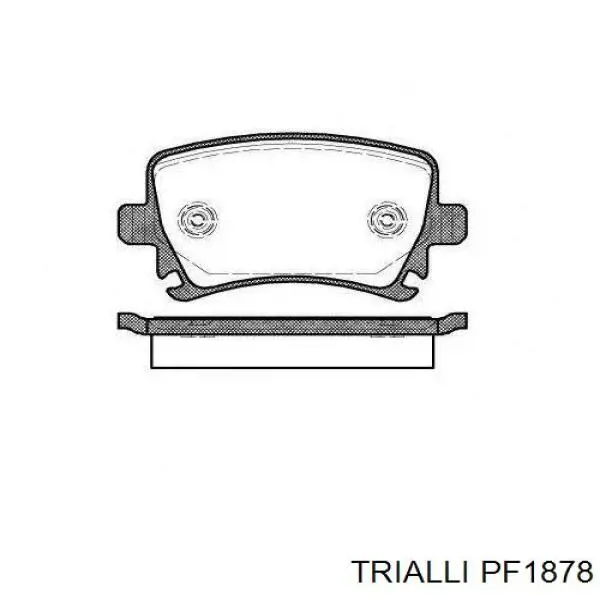 Купити PF1878 Trialli Задні колодки