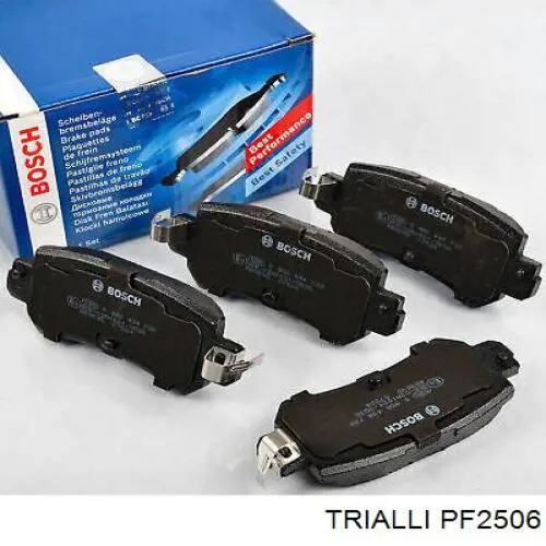 Задні гальмівні колодки Trialli PF2506 ціна, від 13.60 USD
