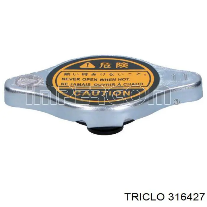 Кришка бачка радіатора Triclo 316427 ціна, від 3.24 USD