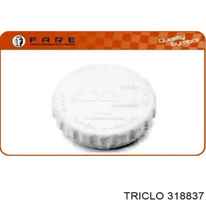 Кришка розширювального бачка 318837 Triclo