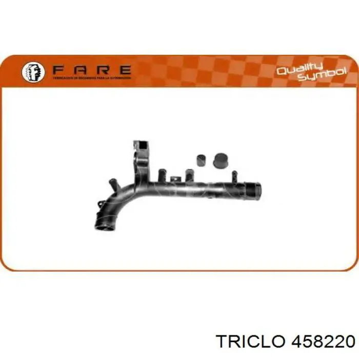 458220 Triclo шланг/патрубок радіатора охолодження, нижній