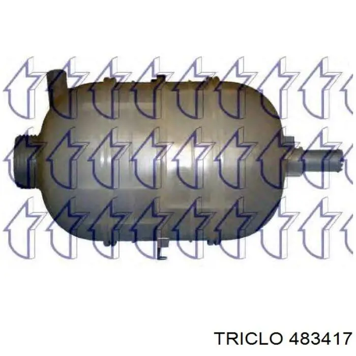 Бачок системи охолодження 483417 Triclo