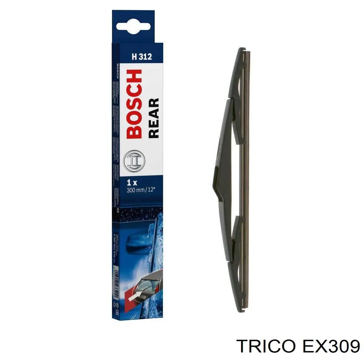 EX309 Trico Щітка склоочисника задня
