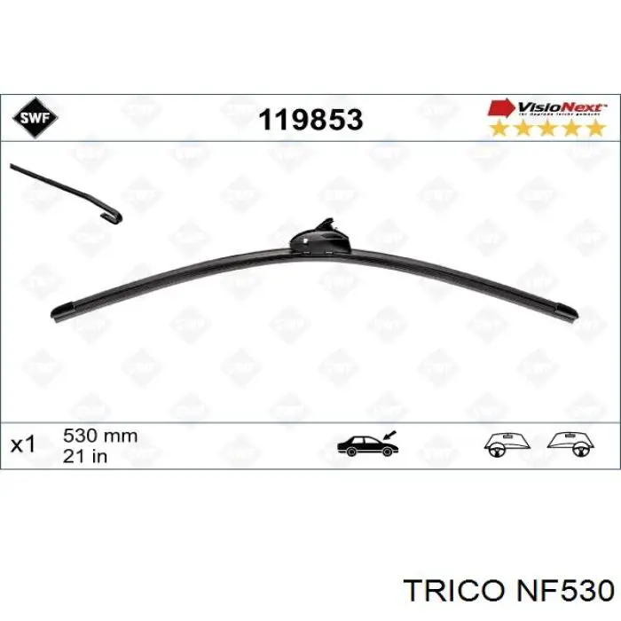 NF530 Trico щітка-двірник лобового скла, пасажирська