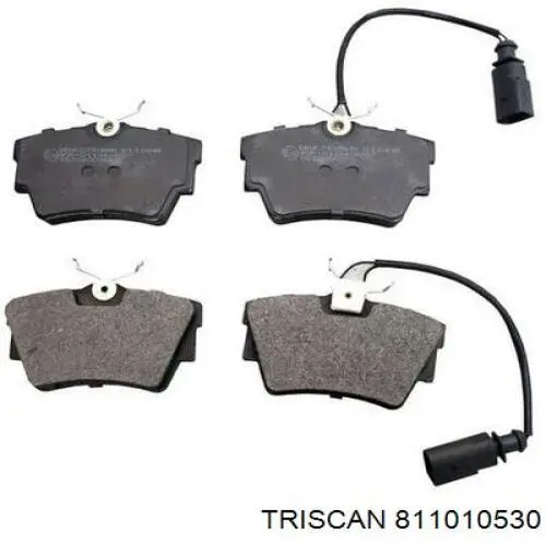 Купити 811010530 Triscan Задні колодки