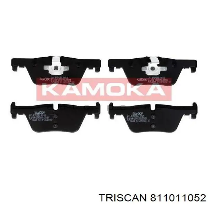 811011052 Triscan Колодки гальмівні задні, дискові