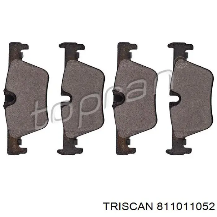 Задні гальмівні колодки Triscan 811011052 ціна, від 29.48 USD