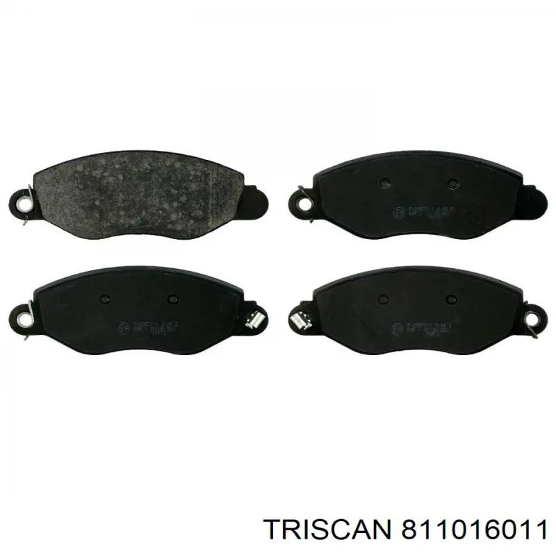 811016011 Triscan колодки гальмівні передні, дискові