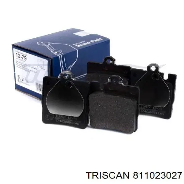 811023027 Triscan колодки гальмові задні, дискові
