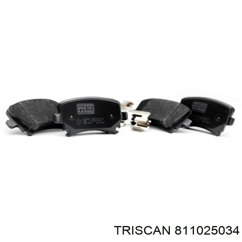 Купити 811025034 Triscan Задні колодки