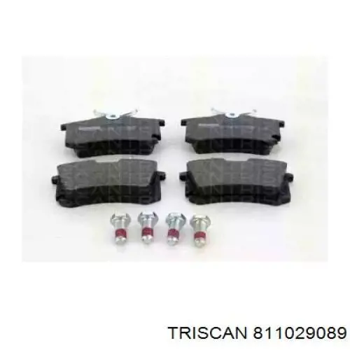 Задні гальмівні колодки Triscan 811029089 ціна, від 14.93 USD