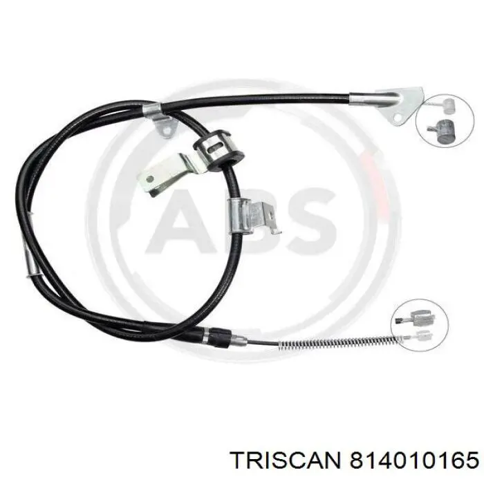 Трос ручного гальма задній, правий ABS K14009 ціна, від 27.90 USD