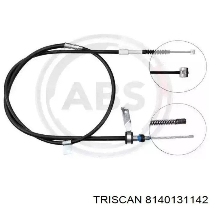 Купити 8140131142 Triscan Трос ручного гальма задній, правий