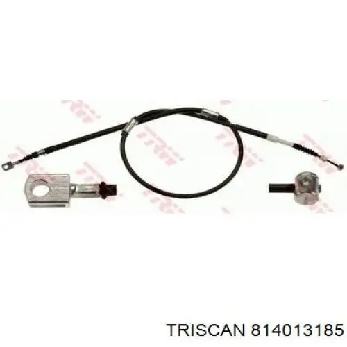Трос ручного гальма задній, лівий 814013185 Triscan