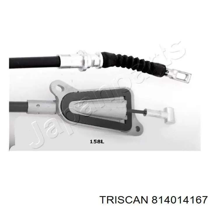 Трос ручного гальма задній, лівий 814014167 Triscan