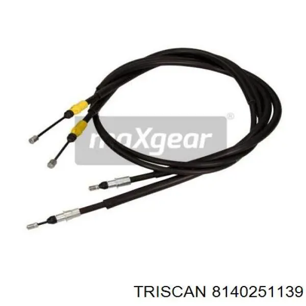 Купити 8140251139 Triscan Трос ручного гальма, комплект на авто