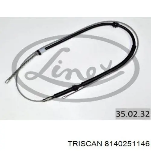 Трос ручного гальма задній, правий/лівий Swag 33101933 ціна, від 13.84 USD