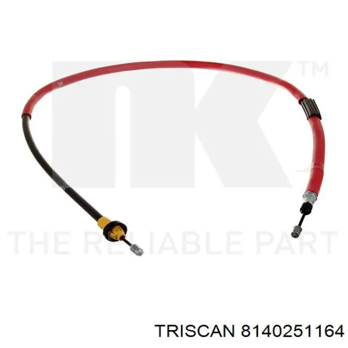 Купити 8200673258 Renault (RVI) Трос ручного гальма задній, лівий