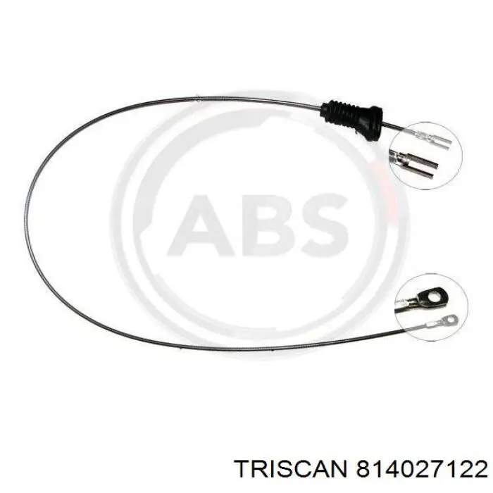 Купити 814027122 Triscan Трос ручного гальма задній, правий