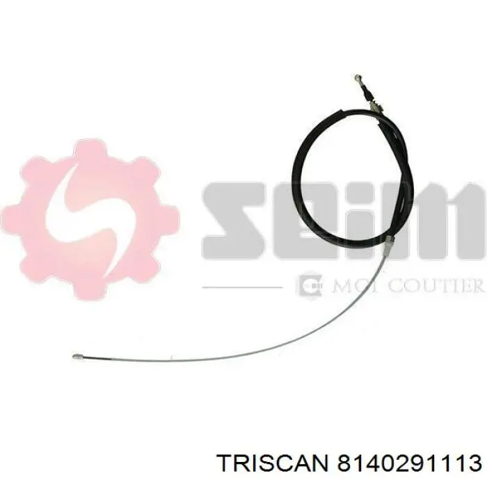 Трос ручного гальма задній, правий/лівий Triscan 8140291113 ціна, від 9.44 USD