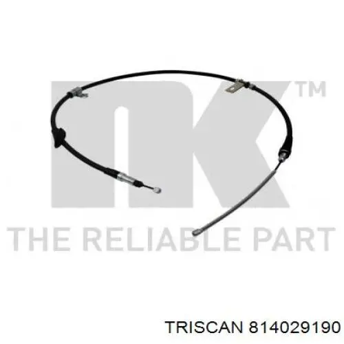Трос стоянкового гальма задній лівий Triscan 814029190 ціна, від 14.41 USD
