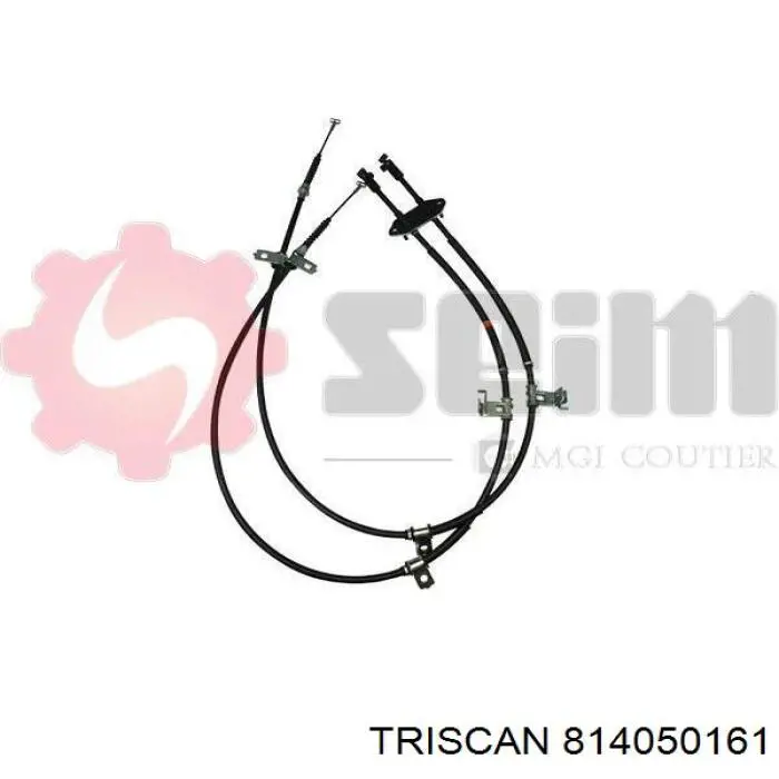 BC322 Japan Parts Трос ручного гальма задній, правий/лівий