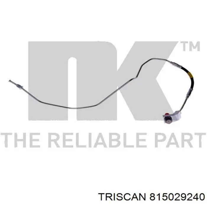 Шланг гальмівний задній, правий 815029240 Triscan