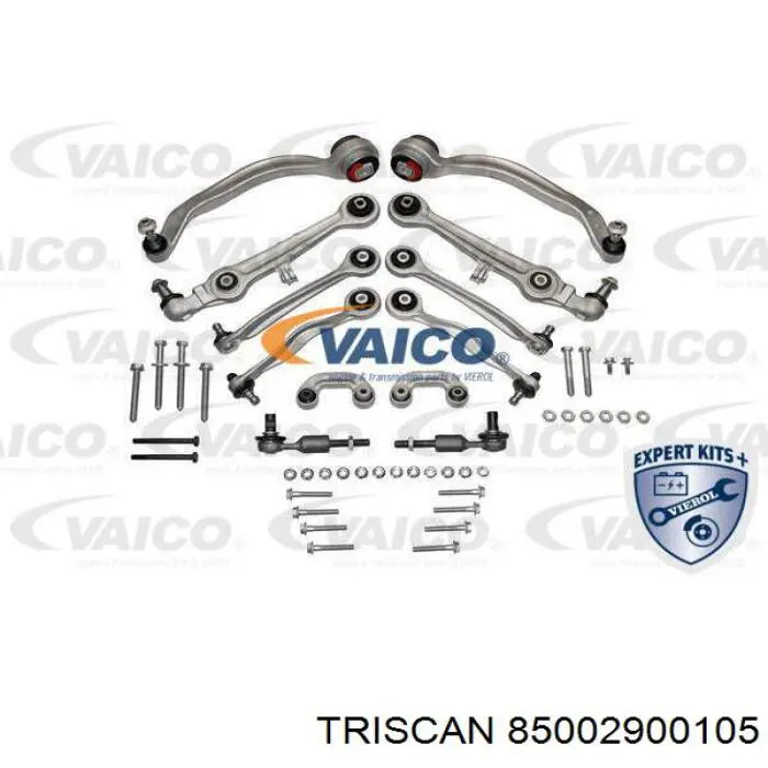 Комплект важелів передньої підвіски Triscan 85002900105 ціна, від 208.58 USD
