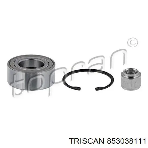 Купити 853038111 Triscan Підшипник ступиці передньої